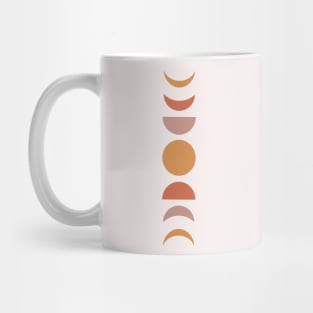 Moon Phases Modern Boho Mug